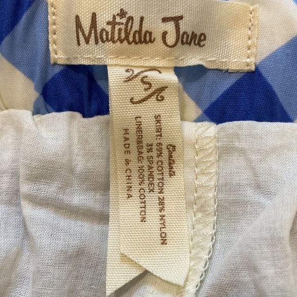 Matilda Jane Girls Small Skirt Plaid Strawberry print - Picture 7 of 7